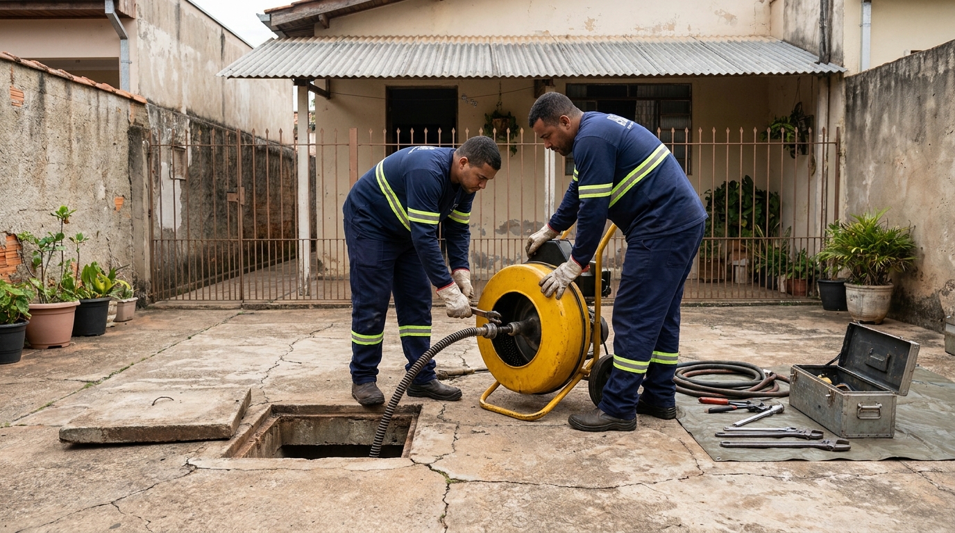 Desentupimento de esgoto em Boa Vista‑RR