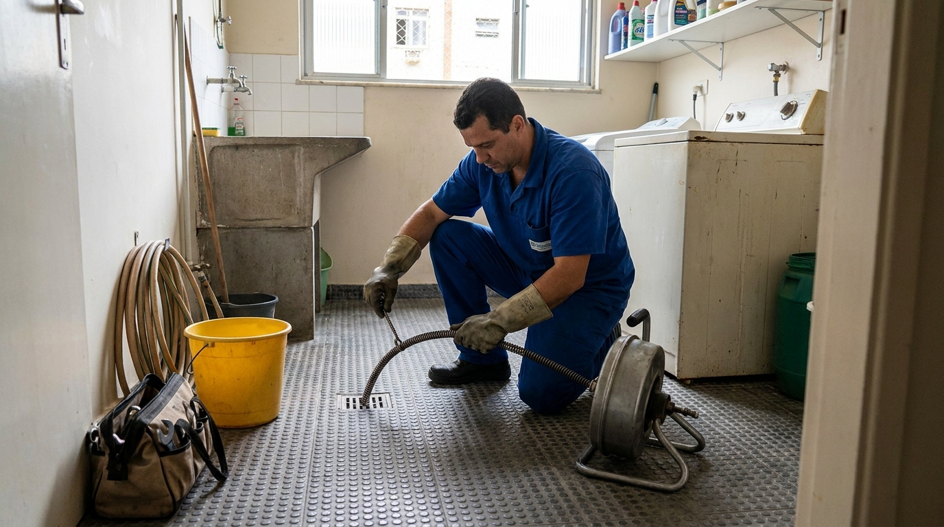 Desentupimento de ralo profissional em Boa Vista‑RR